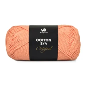 Mayflower Cotton 8/4, Støvet Orange, 50 g, nr. 1497