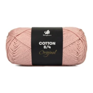 Mayflower Cotton 8/4, Støvet Rosa, 50 g, nr. 1489