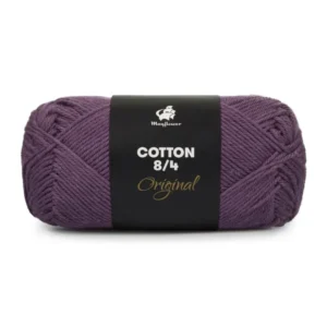 Mayflower Cotton 8/4, Aubergine, 50 g, nr. 1444