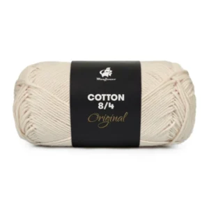 Mayflower Cotton 8/4, Råhvid, 50 g, nr. 1401