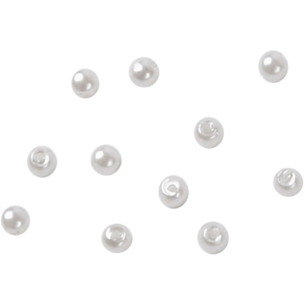Voksperler, 3 mm, perlemor, 150 stk. - Billede 4