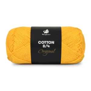 Mayflower Cotton 8/4, Solgul, 50 g, nr. 1498