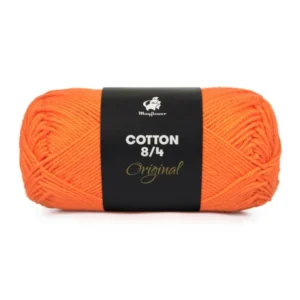 Mayflower Cotton 8/4, Orange, 50 g, nr. 1406