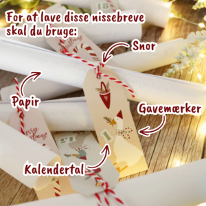 Materialer til print-selv nissebreve