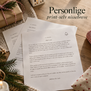 Personlige print-selv nissebreve